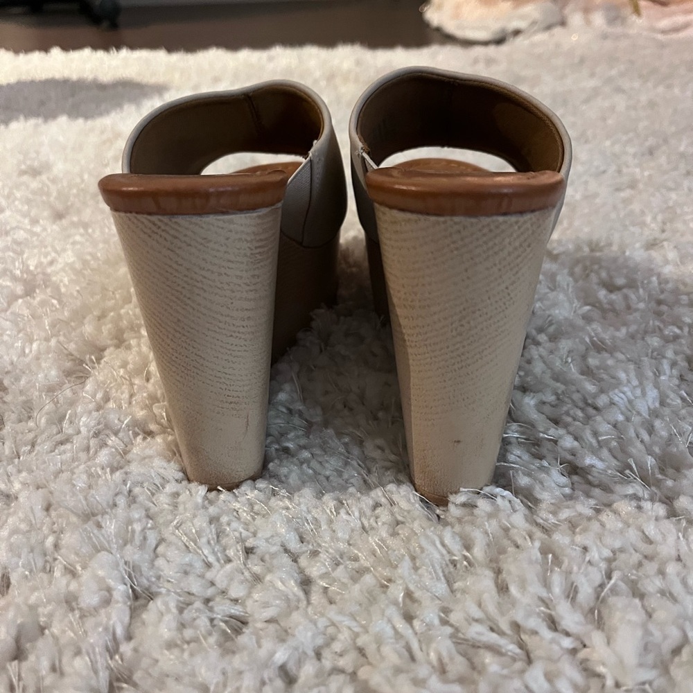 Beige Wedges - image 2